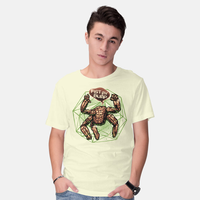 Fist My Bump Time-Mens-Basic-Tee-glitchygorilla