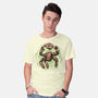 Fist My Bump Time-Mens-Basic-Tee-glitchygorilla