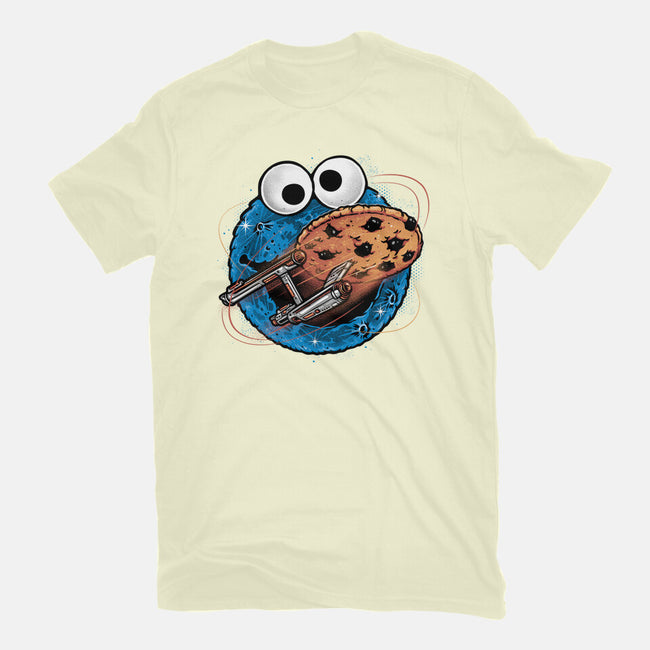 Where No Cookie Has Gone Before-Mens-Basic-Tee-glitchygorilla