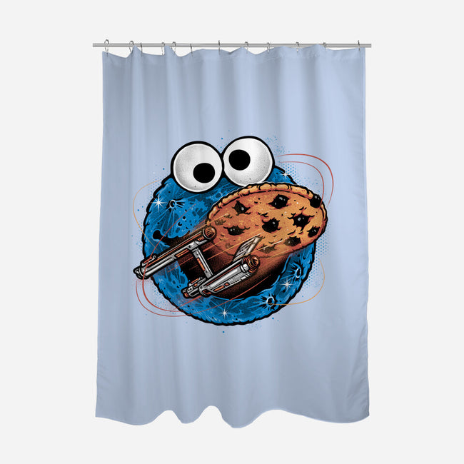 Where No Cookie Has Gone Before-None-Polyester-Shower Curtain-glitchygorilla