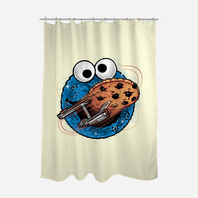 Where No Cookie Has Gone Before-None-Polyester-Shower Curtain-glitchygorilla