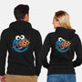 Where No Cookie Has Gone Before-Unisex-Zip-Up-Sweatshirt-glitchygorilla