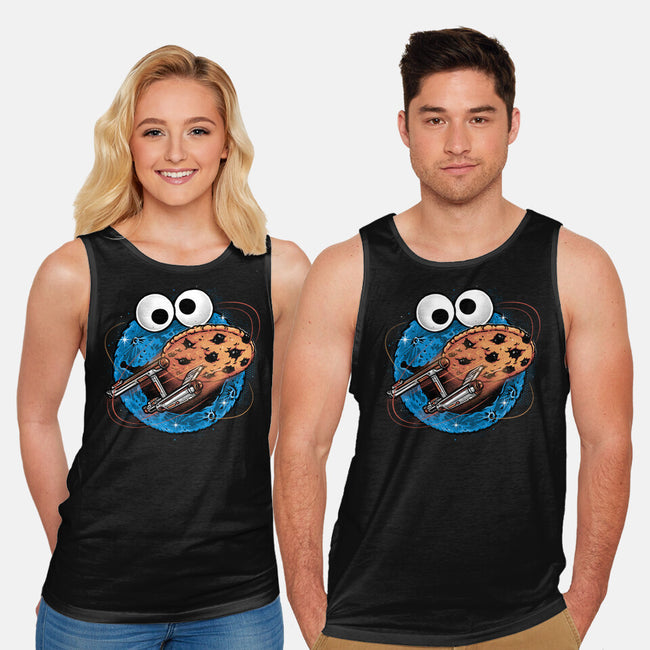 Where No Cookie Has Gone Before-Unisex-Basic-Tank-glitchygorilla