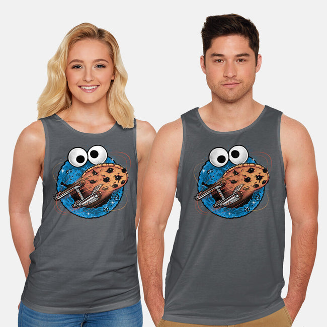 Where No Cookie Has Gone Before-Unisex-Basic-Tank-glitchygorilla