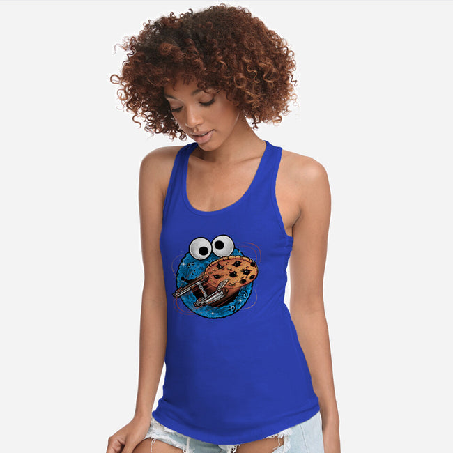 Where No Cookie Has Gone Before-Womens-Racerback-Tank-glitchygorilla