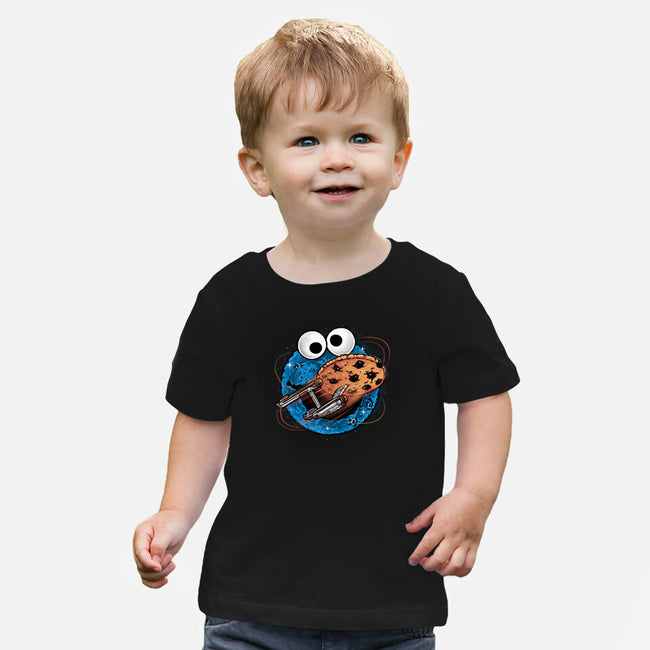 Where No Cookie Has Gone Before-Baby-Basic-Tee-glitchygorilla