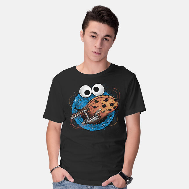 Where No Cookie Has Gone Before-Mens-Basic-Tee-glitchygorilla