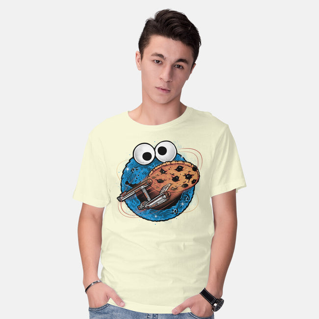 Where No Cookie Has Gone Before-Mens-Basic-Tee-glitchygorilla