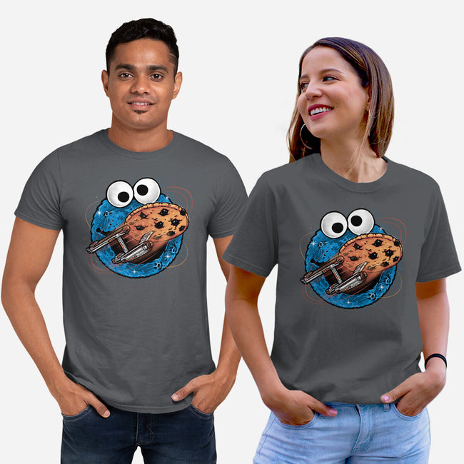 Where No Cookie Has Gone Before-Unisex-Basic-Tee-glitchygorilla