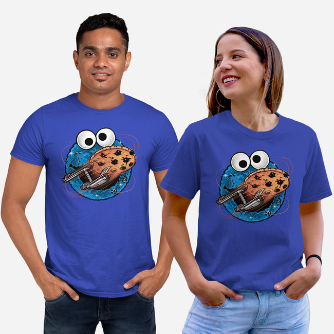 Where No Cookie Has Gone Before-Unisex-Basic-Tee-glitchygorilla