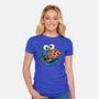 Where No Cookie Has Gone Before-Womens-Fitted-Tee-glitchygorilla