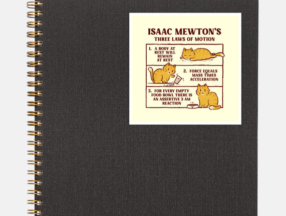 Isaac Mewton's Laws Of Motion
