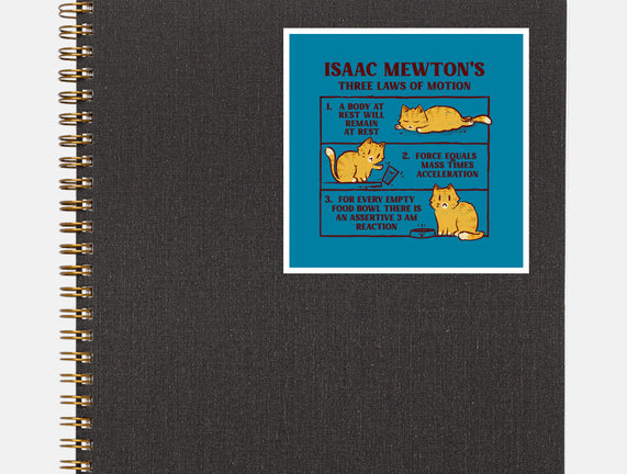 Isaac Mewton's Laws Of Motion
