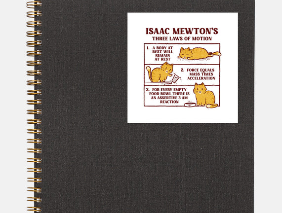 Isaac Mewton's Laws Of Motion