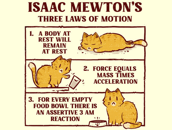 Isaac Mewton's Laws Of Motion