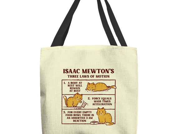 Isaac Mewton's Laws Of Motion