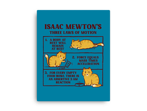 Isaac Mewton's Laws Of Motion