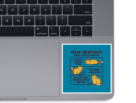 Isaac Mewton's Laws Of Motion