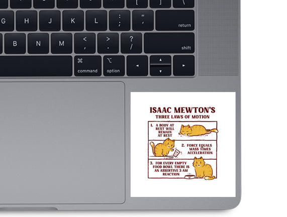 Isaac Mewton's Laws Of Motion