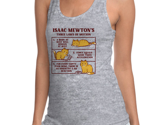 Isaac Mewton's Laws Of Motion