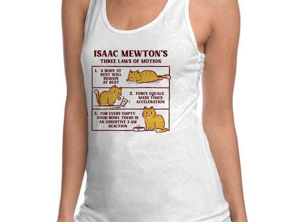 Isaac Mewton's Laws Of Motion