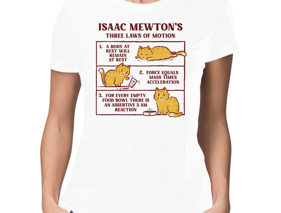 Isaac Mewton's Laws Of Motion
