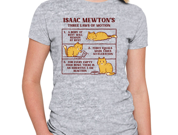 Isaac Mewton's Laws Of Motion