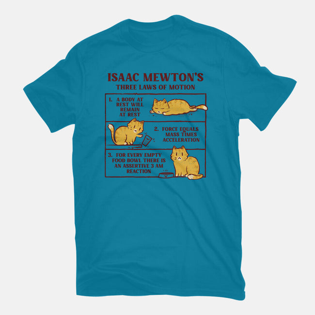 Isaac Mewton's Laws Of Motion-Womens-Fitted-Tee-kg07