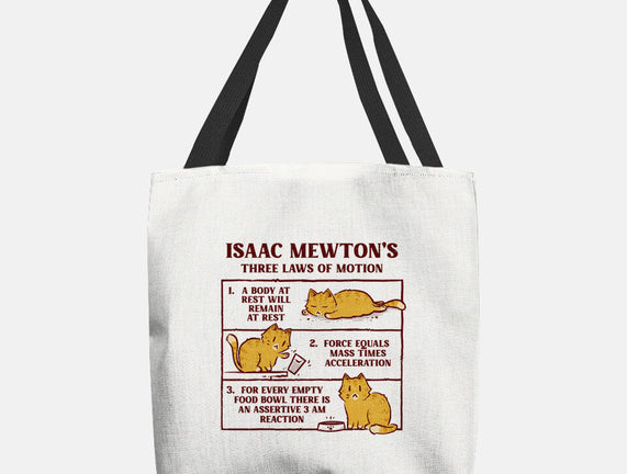 Isaac Mewton's Laws Of Motion