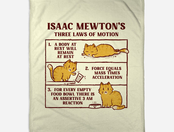 Isaac Mewton's Laws Of Motion