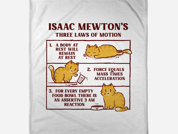 Isaac Mewton's Laws Of Motion