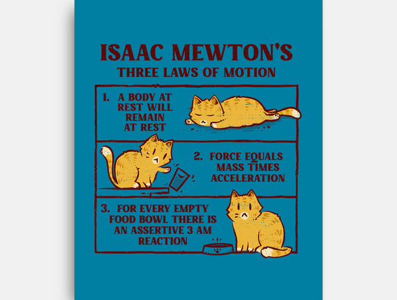 Isaac Mewton's Laws Of Motion