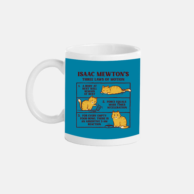 Isaac Mewton's Laws Of Motion-None-Mug-Drinkware-kg07