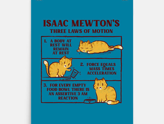 Isaac Mewton's Laws Of Motion