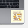 Isaac Mewton's Laws Of Motion-None-Glossy-Sticker-kg07