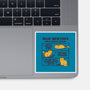 Isaac Mewton's Laws Of Motion-None-Glossy-Sticker-kg07