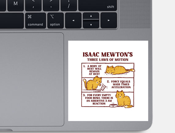 Isaac Mewton's Laws Of Motion
