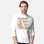 Isaac Mewton's Laws Of Motion-Mens-Long Sleeved-Tee-kg07