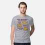 Isaac Mewton's Laws Of Motion-Mens-Premium-Tee-kg07
