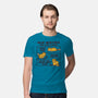Isaac Mewton's Laws Of Motion-Mens-Premium-Tee-kg07