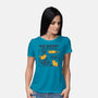 Isaac Mewton's Laws Of Motion-Womens-Basic-Tee-kg07