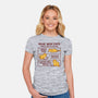 Isaac Mewton's Laws Of Motion-Womens-Fitted-Tee-kg07