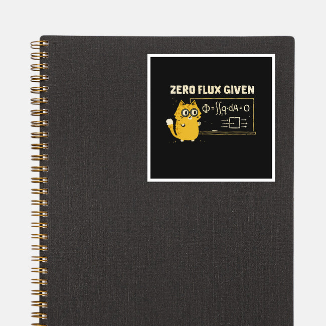 Zero Flux Given-None-Glossy-Sticker-kg07