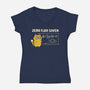 Zero Flux Given-Womens-V-Neck-Tee-kg07