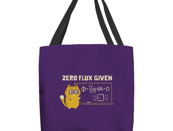 Zero Flux Given