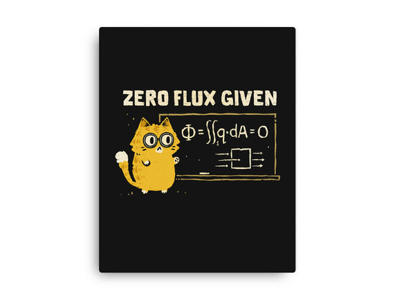 Zero Flux Given