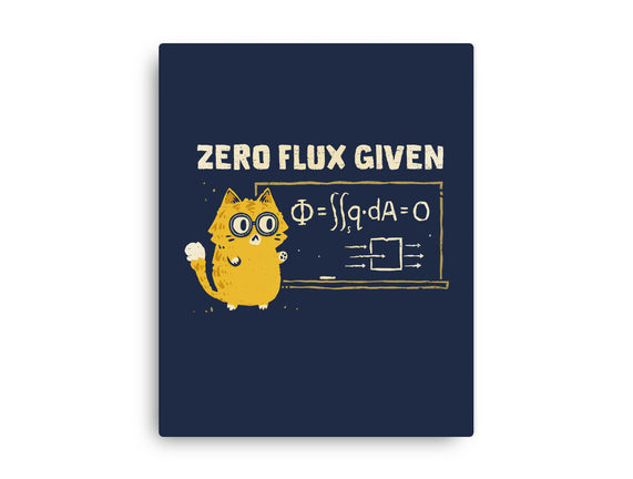 Zero Flux Given