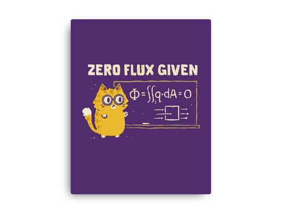 Zero Flux Given