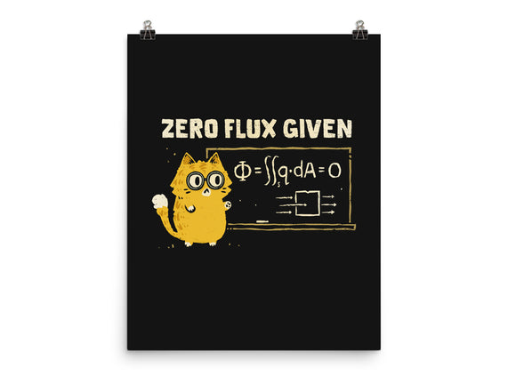 Zero Flux Given