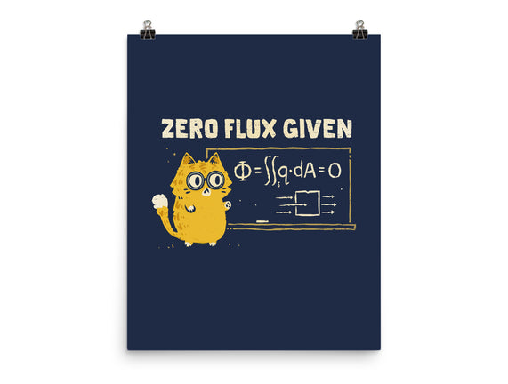 Zero Flux Given